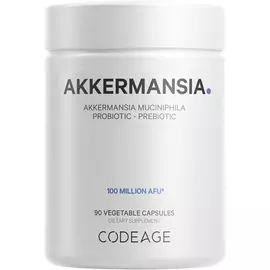 CodeAge Akkermansia / Аккермансія підтримка здоров'я кишківника 100 млн КУО 90 капсул в магазине биодобавок nutrido.shop