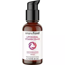 CodeAge Liposomal Vitamin D3 + K2 / Липосомальные витамины Д3 + К2 веган 59,2 мл в магазине биодобавок nutrido.shop