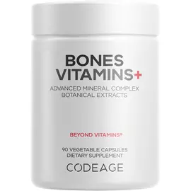 CodeAge Bones Vitamins+ / Комплекс вітамінів і мінералів для здоров'я кісток 90 капсул в магазине биодобавок nutrido.shop