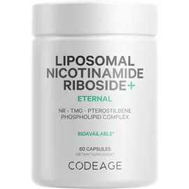 CodeAge Liposomal Nicotinamide Riboside+ / Ліпосомальний нікотинамід рибозид 60 капсул в магазине биодобавок nutrido.shop