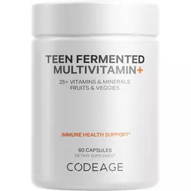 CodeAge Teen Fermented Multivitamin /  Мультивитамины для подростков 12-18 лет 60 капсул в магазине биодобавок nutrido.shop