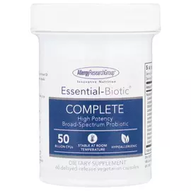 Allergy Research Essential-Biotic COMPLETE / Комплексний пробіотик 12 штамів 50 млрд КУО 60 капсул від магазину біодобавок nutrido.shop