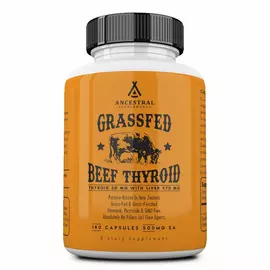 Ancestral Supplements Beef Thyroid / Щитовидная железа 180 капсул в магазине биодобавок nutrido.shop
