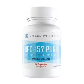 Integrative Peptides BPC-157 Immediate Release / Пептиди БПС-157 швидкого вивільнення 500 мкг 60 капсул в магазине биодобавок nutrido.shop