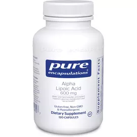 Pure Encapsulations Alpha Lipoic Acid 600 mg  / Альфа-липоевая кислота 600 мг 120 капс в магазине биодобавок nutrido.shop