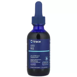Trace Minerals Ionic B12 / Витамин Б12 метилкобаламин ионный жидкий 1000 мкг 59 мл в магазине биодобавок nutrido.shop