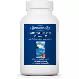 Allergy Research Buffered Cassava Vitamin C / Буферизований вітамін C з кальцієм і магнієм 120 капсул в магазине биодобавок nutrido.shop