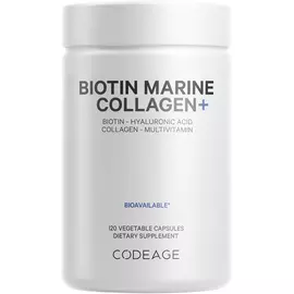 CodeAge Wild Caught Biotin Marine Collagen Peptides / Морський колаген з біотином 120 капсул від магазину біодобавок nutrido.shop