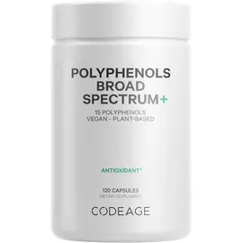 CodeAge Polyphenols Broad Spectrum / Поліфеноли широкого спектру 120 капсул від магазину біодобавок nutrido.shop