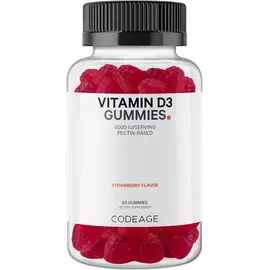 CodeAge Vitamin D3 Gummies / Вітамін Д3 5000 МО жувальний 60 шт. від магазину біодобавок nutrido.shop