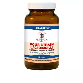 Custom probiotics Four Strain Lactobacilli / 4 штами Лактобактерій 260 млрд КУО 50 г від магазину біодобавок nutrido.shop