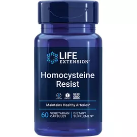 Life Extension Homocysteine Resist / Поддержка здорового уровня гомоцистеина 60 капсул в магазине биодобавок nutrido.shop