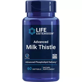 Life Extension Advanced Milk Thistle / Расторопша для здоровья печени 60 гель капсул в магазине биодобавок nutrido.shop