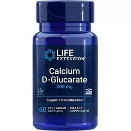 Life Extension Calcium D-Glucarate/D-глюкарат кальцію 200 мг 60 капсул в магазине биодобавок nutrido.shop