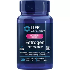 Life Extension Estrogen For Women / Эстроген для женщин во время и после менопаузы 30 таблеток в магазине биодобавок nutrido.shop