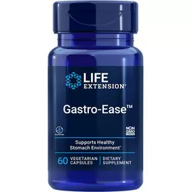 Life Extension Gastro-Ease / Цинк-карнозин для поддержки слизистой оболочки желудка 60 капсул в магазине биодобавок nutrido.shop