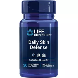 Life Extension Daily Skin Defense / Щоденний захист шкіри 30 капсул від магазину біодобавок nutrido.shop