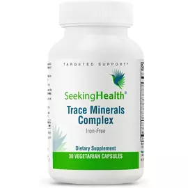 Seeking Health Trace Minerals Complex / Комплекс мікроелементів без заліза 30 капсул від магазину біодобавок nutrido.shop
