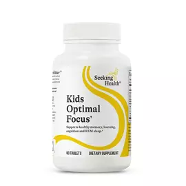 Seeking Health Kids Optimal Focus / Оптимальний фокус для дітей: увага, пам'ять і навчання 60 таблеток в магазине биодобавок nutrido.shop