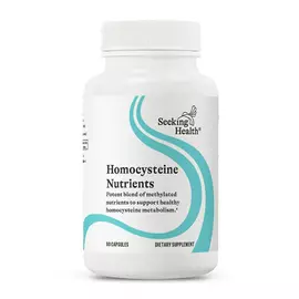 Seeking Health Homocysteine Nutrients (Formerly HomocysteX Plus)) / Здоровий рівень гомоцистеїну 60 капсул від магазину біодобавок nutrido.shop