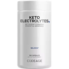 CodeAge Keto Electrolytes / Кето электролиты без сахара и углеводов 180 капсул в магазине биодобавок nutrido.shop