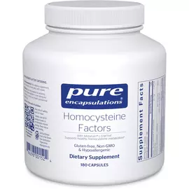 Pure Encapsulations Homocysteine Factors / Підтримка здорового рівня гомоцистеїну 180 капсул від магазину біодобавок nutrido.shop