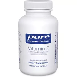 Pure Encapsulations Vitamin E (with Mixed Tocopherols) / Вітамін Е з сумішшю токоферолів 180 капсул від магазину біодобавок nutrido.shop
