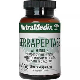 NutraMedix Serrapeptase / Серрапептаза протеолітичні ферменти 60 капсул від магазину біодобавок nutrido.shop