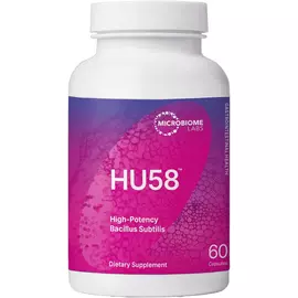 Microbiome Labs HU58 Bacillus Subtilis / Bacillus Subtilis з високою ефективністю 60 капсул від магазину біодобавок nutrido.shop
