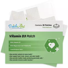 Patch Aid Vitamin D3 with K2 / Патчи Витамин Д3 с К2 30 шт в магазине биодобавок nutrido.shop
