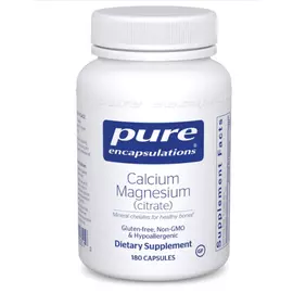 Pure Encapsulations Calcium Magnesium Citrate / Кальций магний цитрат 180 капс в магазине биодобавок nutrido.shop