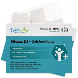 Patch Aid Vitamin D3 Plus Calcium / Патчи Витамин Д3 плюс кальций 30 шт в магазине биодобавок nutrido.shop