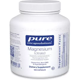 Pure Encapsulations Magnesium Citrate / Магний Цитрат 180 капс в магазине биодобавок nutrido.shop