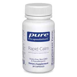 Pure Encapsulations Rapid Calm / Швидкодійна підтримка в разі епізодичної тривожності 30 капсул в магазине биодобавок nutrido.shop