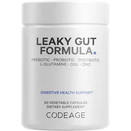 CodeAge Leaky Gut Formula / Комплексна добавка для лікування кишківника, що протікає 60 капсул від магазину біодобавок nutrido.shop