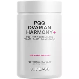 CodeAge PQQ Ovarian Harmony / Ліпосомальний комплекс з інозитолом для жіночого здоров'я 120 капсул 120 капсул від магазину біодобавок nutrido.shop