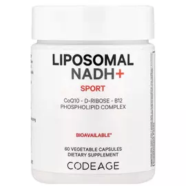 CodeAge Liposomal NADH+ / Ліпосомальний НАДН+ вироблення клітинної енергії 60 капсул від магазину біодобавок nutrido.shop