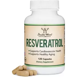 Double Wood Resveratrol / Ресвератрол 120 капс від магазину біодобавок nutrido.shop