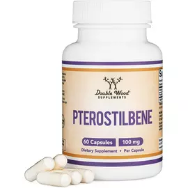 Double Wood Pterostilbene / Птеростильбен антиоксидант 60 капсул від магазину біодобавок nutrido.shop