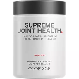 CodeAge Supreme Joint Health / Комплекс для здоровья суставов с коллагеном 60 капсул в магазине биодобавок nutrido.shop