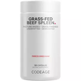 CodeAge Beef Spleen / Селезінка яловича Джерело гемового заліза 180 капсул від магазину біодобавок nutrido.shop