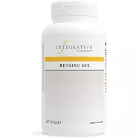 Integrative Therapeutics Betaine HCl / Бетаин HCI поддержка здоровой кислотности желудка 250 капсул в магазине биодобавок nutrido.shop
