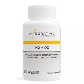 Integrative Therapeutics K2 + D3 / Вітаміни K2 + Д3 60 капсул від магазину біодобавок nutrido.shop