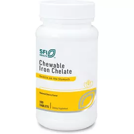 Klaire Labs Chewable Iron Chelate / Хелатне жувальне залізо 100 таблеток від магазину біодобавок nutrido.shop