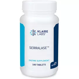 Klaire Serralase / Смесь протеолитических ферментов с пептидазой Serratia и бромелайном 180 таблеток в магазине биодобавок nutrido.shop