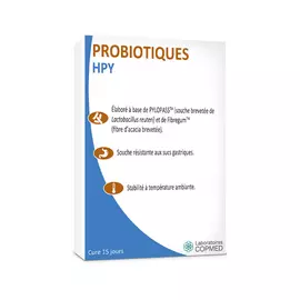 Laboratoires COPMED Probiotiques HPY / Пробіотик L.reuteri та пребіотична клітковина 30 капсул від магазину біодобавок nutrido.shop