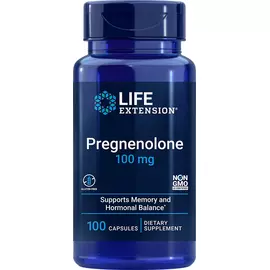 Life Extension Pregnenolone / Прегненолон 100 мг 100 капсул від магазину біодобавок nutrido.shop