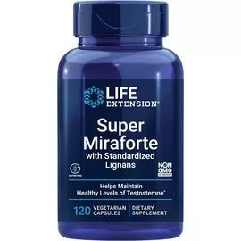 Life Extension Super Miraforte with Standardized Lignans / Формула для підвищення тестостерону 120 капсул від магазину біодобавок nutrido.shop