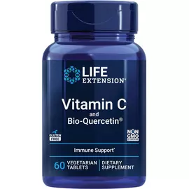 Life Extension Vitamin C and Bio-Quercetin / Вітамін C і біокверцетин 60 таблеток від магазину біодобавок nutrido.shop