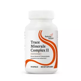 Seeking Health Trace Minerals Complex II / Мікроелементи трейс мінерал без заліза та міді 30 капсул від магазину біодобавок nutrido.shop